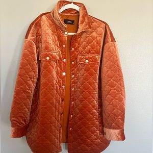 Quilted shacket